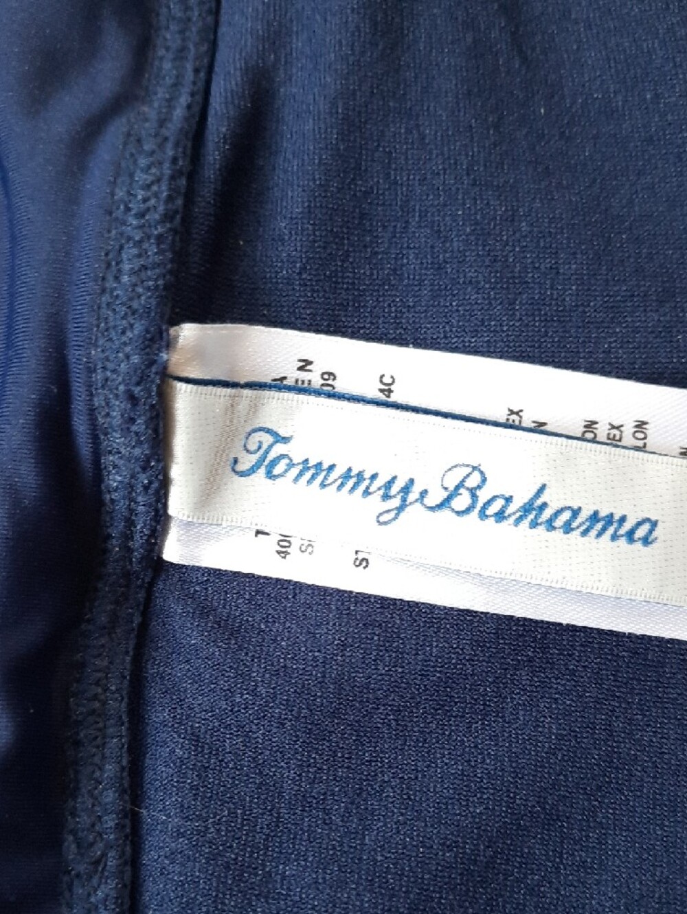 Tommy Bahama Navy Blue Swim Skirt Bikini Bottom - Picture 2 of 7